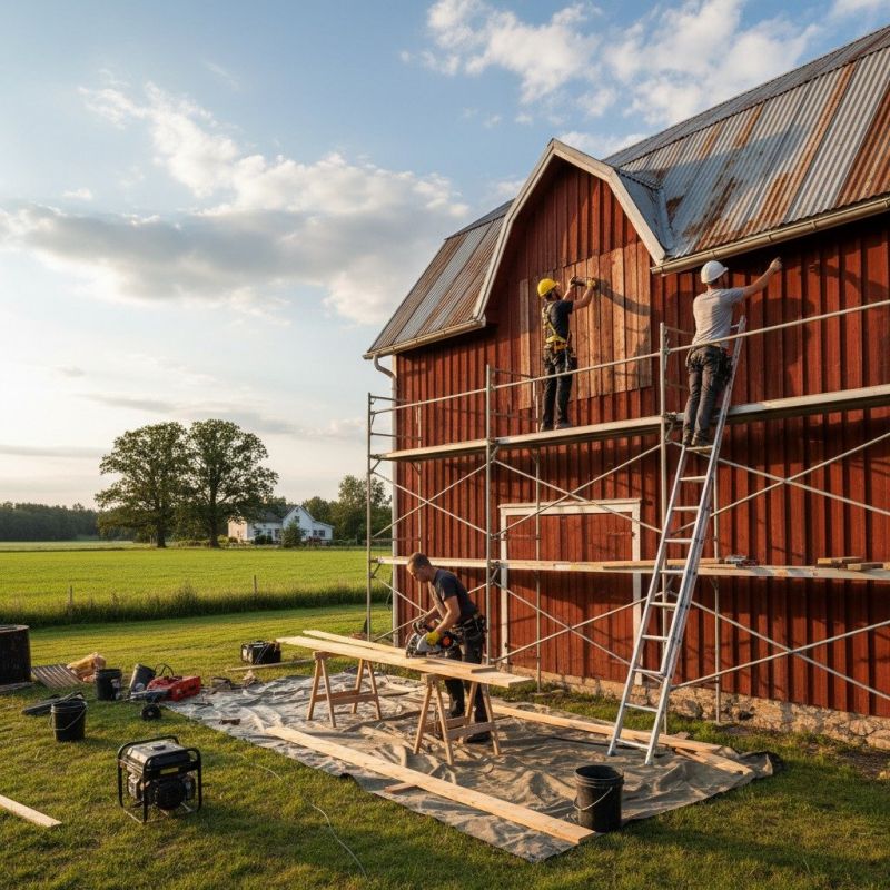 Barn Structural Repair in Alpharetta, GA