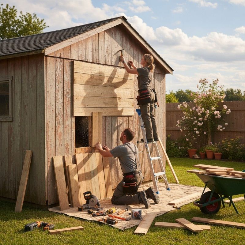 Barn Wall Repair in Alpharetta, GA
