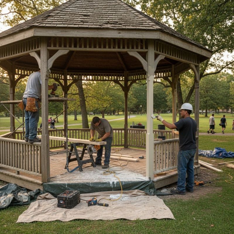 Gazebo Roof Repair in Conroe, TX